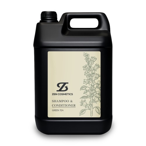 ZEN COSMETICS Shampoo & Conditioner_Green Tea_5L შამპუნი მწვანე ჩაი 5ლ
