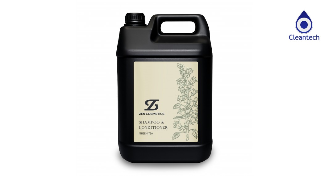 ZEN COSMETICS Shampoo & Conditioner_Green Tea_5L შამპუნი მწვანე ჩაი 5ლ